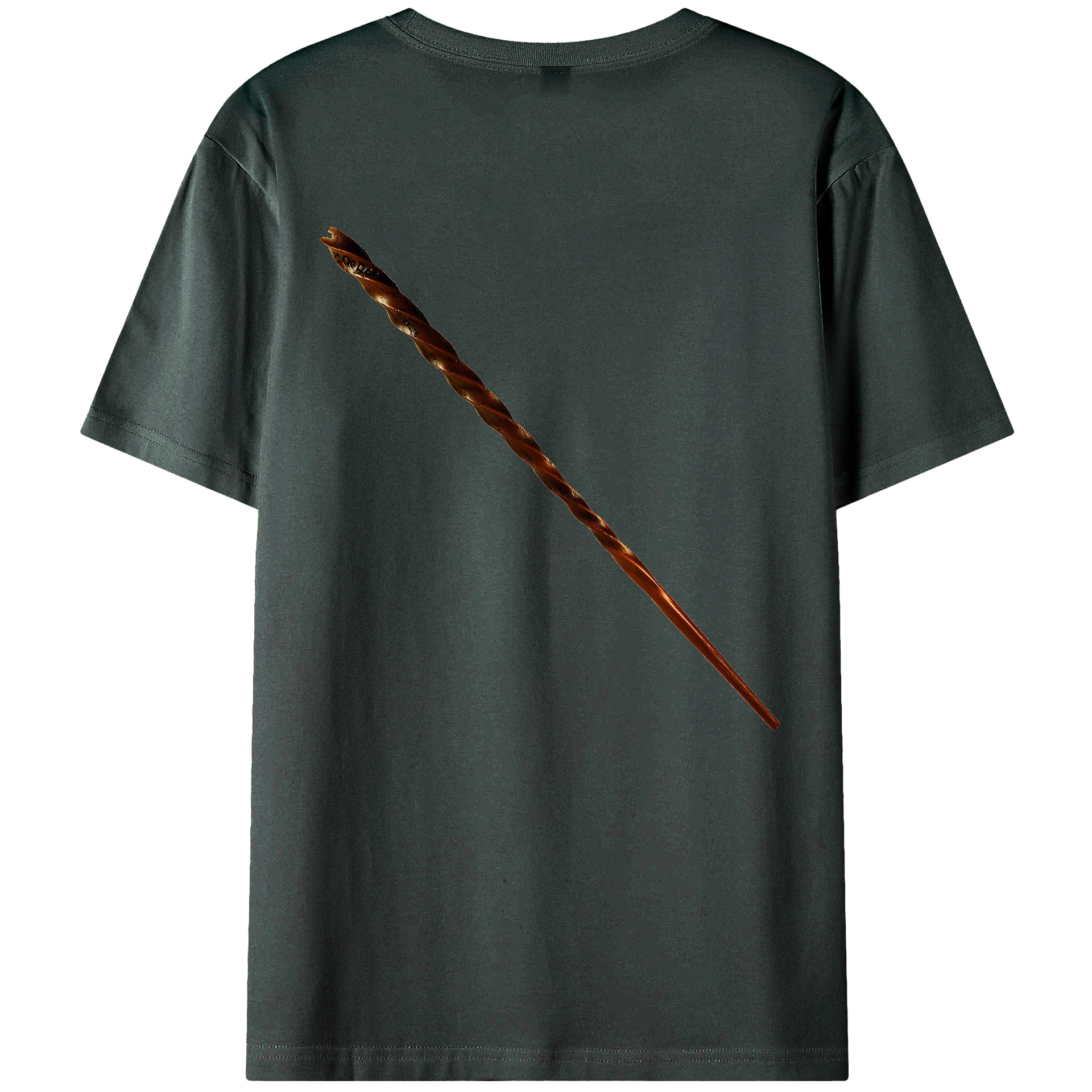 （画像用） Harry Potter ハリー・ポッターシリーズ 綿100％ メンズ半袖Tシャツ（バックプリント） 通気性